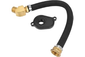 Oil Cooler Flush Kit with Aluminum Anodized Adapter for Powerstroke 6.0L 2003-2010, Metal Construction, International VT365/V