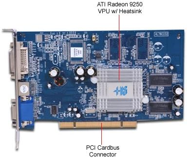 6079 - CONNECT3D 6079 Connect3D Radeon 9250 128MB DDR DVI VGA TV Out Video Card PCI Graphics