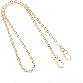 RYYXZXL Purse Chain Strap Crossbody Gold Chain Shoulder Bag Replacement Strap with Metal Buckles