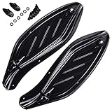 Black Upper Fairing Side Wing Windshield Air Deflectors Fairing for Harley Touring FLHX FLHT FLHX 1996-2013