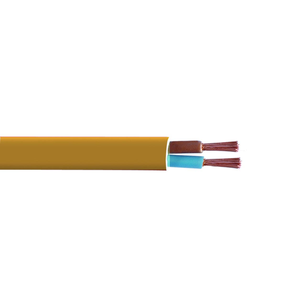 Debflex 155310 Cable Bobinot 5 m HO3VVH2-F 2 x 0.75 | Gold
