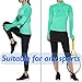 slimour Women Running Shirts Long Sleeve Yoga Jacket Lightweight Half Zip Pullover Athletic