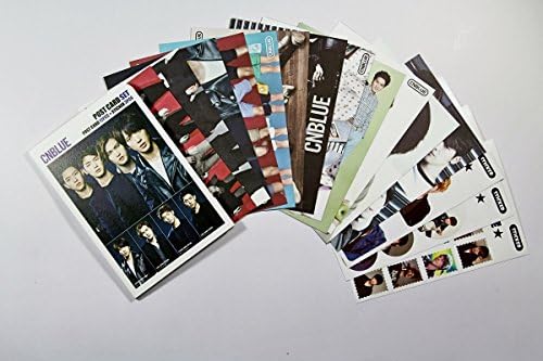 Cnblue Kpop Post Card Set (12 Pages of Post Cards + 3 Pages of Stickers)