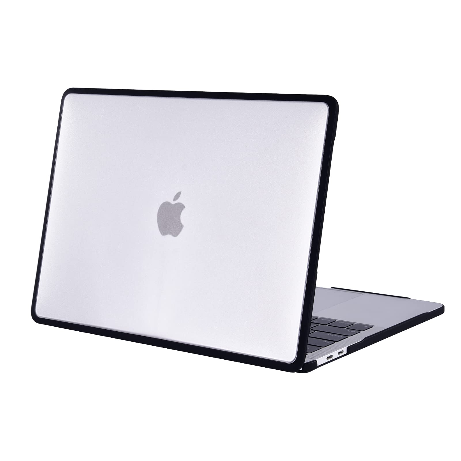 BlueSwan Case compatible for Macbook Air 13 inch M1 A2337 A2179 A1932, Released in 2021 2020 2018, Anti-rupture TPU Frame + PC Matte Anti-fingerprint Protective Cover - Frosted Clear
