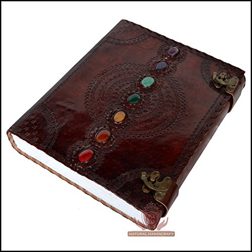 5 Leather+Medieval+Embossed+Handmade+Notebook