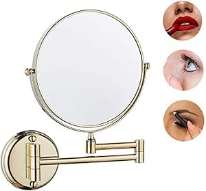 SGSG Espejo de Maquillaje de Pared de 8 Pulgadas, Espejo de tocador de