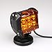 lightronic 4pcs 18W Amber Lens Cover LED Light Bar Covers Led Light Pods (Amber)