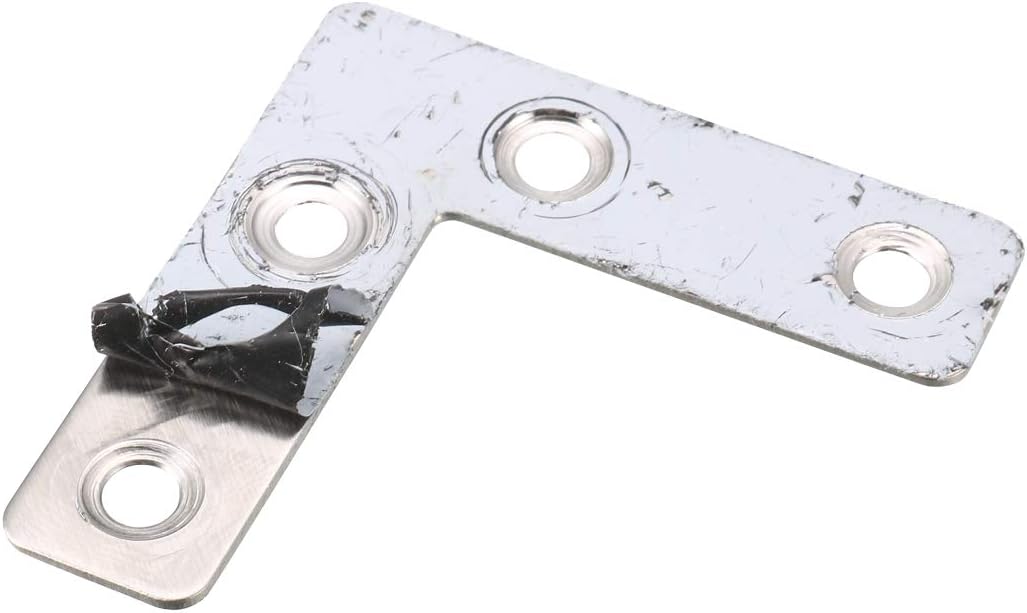 Sourcingmap Flat Plate L Shape, 50mmx50mm, Stainless Steel 304 Angle Corner Brace Repair Brackets, Pack of 10 - Image 5