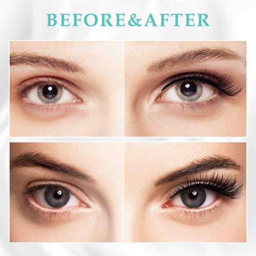 Magnetische Wimpern, Magnetischer Eyeliner und Wimpern-Kit, Falsche Wimpern-Kit, Wiederverwendbarer Magnetwimpern ohne Kleber Natürliches Aussehen mit Pinzette, wasserdicht und langlebig, 5 Paare