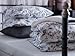 White and Grey Queen / Full Duvet Cover and 2 Pillow Cases