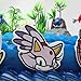 Unique 12 Piece Classic Sonic the Hedgehog Cake Topper Set Featuring 4 Sonic Rings, Super Sonic, Amy Rose, Miles Tails Prower, Sonic, Metal Sonic, Knuckles, And 2 Decorative Cake Pieces