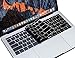 XSKN Hebrew Black US Version Silicone Keyboard Skin Cover for 2015 MacBook 12 A1534 for 2016 MacBook Pro 13.3 Inch A1708
