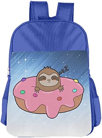 Yanhong Donut Sloth Girl Leisure Knapsack For 4-15 RoyalBlue