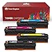 Toner Kingdom Compatible Toner Cartridges for HP 128A CE320A CE321A CE322A CE323A Canon 131 116 CP1525n CP1525nw CM1415fn CM1415fnw Canon MF8280CW (Black, Cyan, Magenta, Yellow, 4-Pack) primary