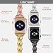 Rockvee Compatible Apple Watch Band 38mm 42mm, Metal Bracelet Business Replacement Wristband Bands iWatch Nike+, Series 3 2 1, Sport, Edition, Women Men, Silver, Rose Gold, Black, Gold