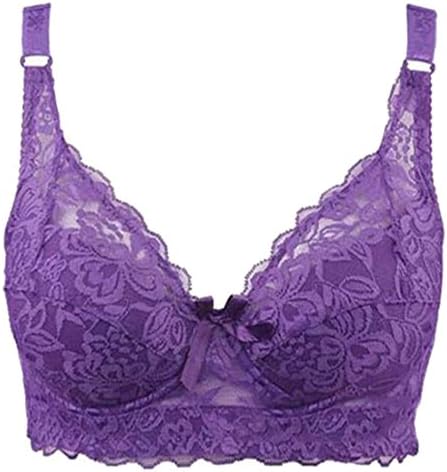 Pivaconis Womens Classic Full-Coverage Plush Size Lace Straps Everyday Bras