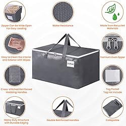 BlissTotes Large Moving Boxes and with Zippers