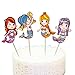 Joinor 24Pcs Mermaid Cupcake Muffin Topper Picks Cake Decoration Baby Shower Birthday Party Favors