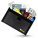 JUNDUN Fireproof Money Bag, 10.2