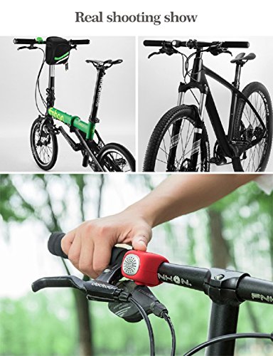 image for AmorModa Electric Cycling Bells 90 dB Horn Rainproof MTB Bicycle Handl