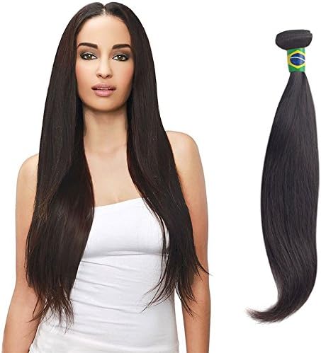 Virgin Brazilian Unprocesse Human Hair Extension -- Natural Black -- Straight -- 1 Bundle 22 Inch -- by Hair ExtensionSales