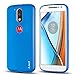 Moto G4 / G4 Plus Case, J&D [Drop Protection] [Slim Cushion] [Lightweight Bumper] Shock Resistant Protective Slim Case for Motorola Moto G4, Moto G4 Plus [NOT COMPATIBLE WITH MOTO G4 PLAY] - Blue