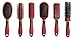 Linda Hair Brush Set, (Pack of 6) - Red