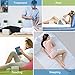 Knee Pillow for Side Sleepers - Memory Foam Leg Pillow for Sleeping with Extra Cover, Cooling Gel for Sciatica Relief, Lower Back Pain, Leg Pain, Pregnancy, Joint Hip Pain,Wedge Contour - HNKP1