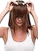 Clip in Bangs  Color R4 MIDNIGHT BROWN - Hairdo Extensions 9.5