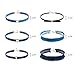 Astla Denim Jeans Choker Necklace Set - Various Styles, Shades & Width
