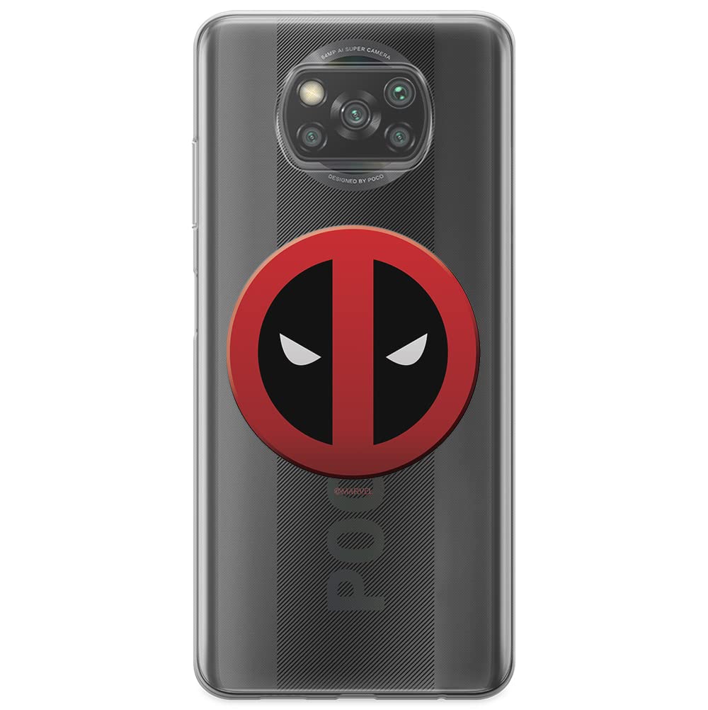 ERT GROUP mobile phone case for Xiaomi POCOPHONE X3 original and officially Licensed Marvel pattern Deadpool 003 optimally adapted to the shape of the mobile phone, partially transparent