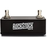 Dual Foot Switch Pedal - Versatile TRS Auxiliary Guitar Pedal (Matte Black) | Expand Your Multi Effects Processor, Hand Wired and Built for the Road