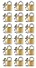 ATB 18 Small Metal Padlock Mini Brass Tiny Box Travel Locks Keyed Jewelry 2 Key 20mm