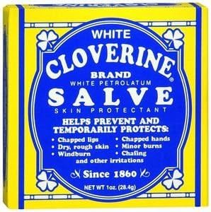 White Cloverine Salve, Lip Balm, 1oz