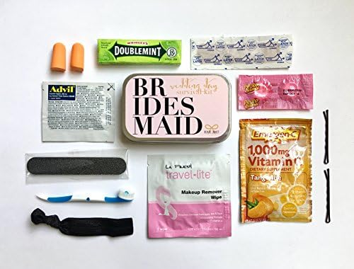 Complete Wedding Day Survival Kit for Bridesmaids - Filled Tins