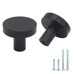 HANIHUA 5 Pack Matte Black Kitchen Cabinet