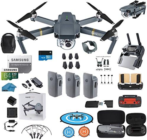 DJI Mavic Pro Drone Flymore Combo Starters Bundle with Must Have Accessories