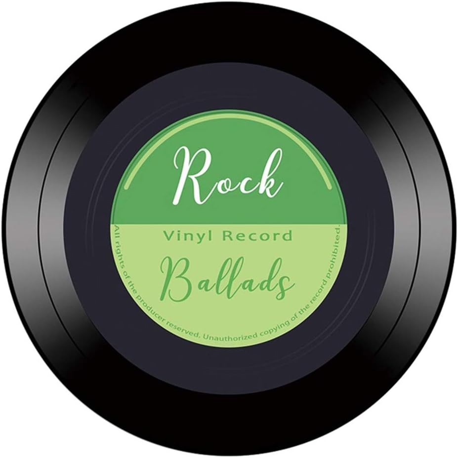 Vinyl Record Printed Soft Fabric Round Floor Mat Carpet Room Area Bedroom Rug,Living Room Bedroom Foyer Home Carpet,Home Decoration (Multicolor B)