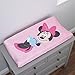 Disney Baby Minnie Mouse Super Soft Velboa Changing Pad Cover, Pink, Black, Blue