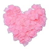 eBoot 1000 Pieces Silk Rose Petals Wedding Party Flower Favors (Pink)