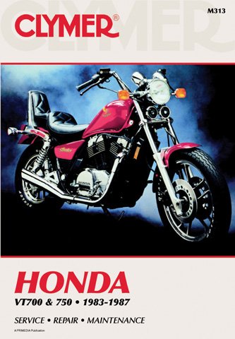 1983-1987 Honda VT700 & 750 CLYMER MANUAL HON VT700 & 750 83-87, Manufacturer: CLYMER, Manufacturer Part Number: M313-AD, Stock Photo - Actual parts may vary.