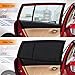 KUYANG Car Window Shade, 2 Pack ( Size L ) Car Sun Shade for Car Window, Universal Breathable Mesh for Back Seat Windshield, Good for Kids, Passengers, Fit Most of Vehicles.