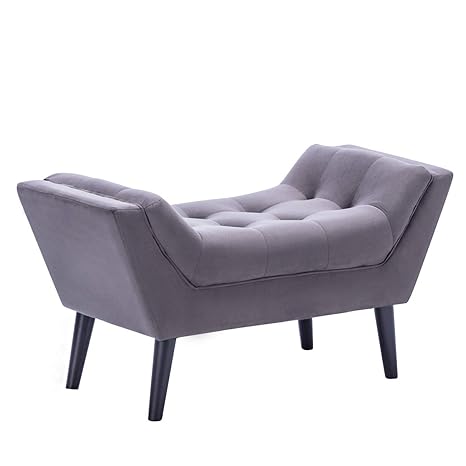 Amazon Com Alunaune Tufted Ottoman Bench Bedroom Bench With
