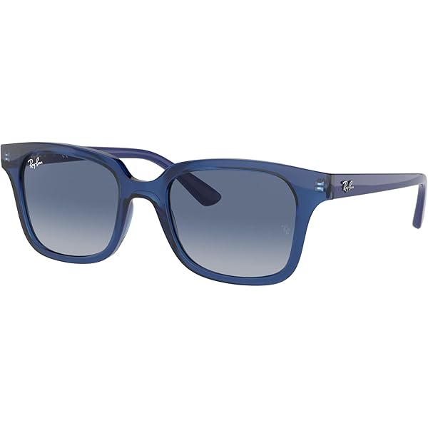 Amazon.com: Ray-Ban Rb4324 Square Sunglasses, Transparent