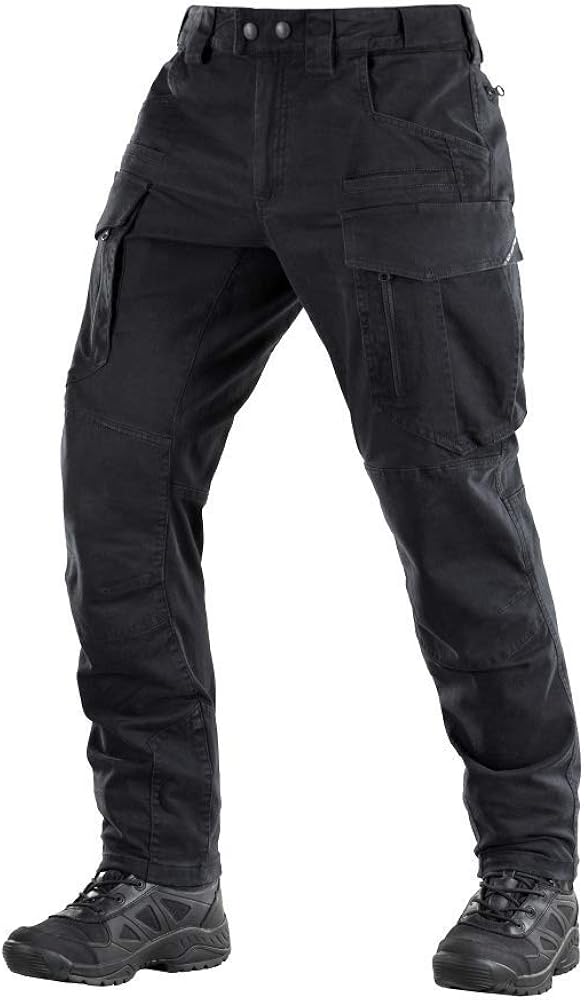 MTac Tactical Pants Patriot Vintage Mens Cargo Military Pants (Black