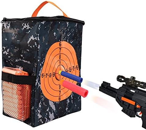 Target Pouch Storage Carry Equipment Bag for Nerf Guns Darts N-strike Elite / Mega / Rival Series by Winnas