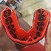 Oral Mart Black/Red Adult Mouth Guard - Adult Sports Mouth Guard for Karate, Boxing, Sparring, Football, Field Hockey, BJJ, Muay Thai,Soccer, Rugby, Martial Arts