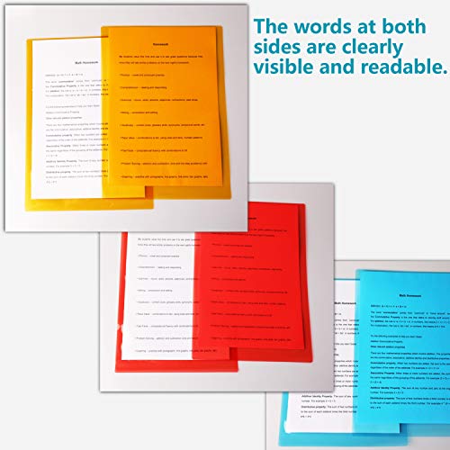 Thermal Laminating Pouches,Jiehome 4-Colors 80 Packs 3 Mil Clear Letter Size Laminating Sheets -9X 11.5Inch Great for Signs, Schedules,Certificates,Kids Artwork,and More