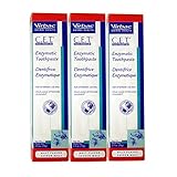 Virbac Dental Chews CET102-3 Malt Toothpaste (3 Pack), 2.5 oz