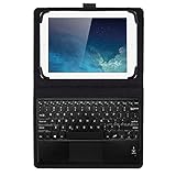 JETech Bluetooth Wireless Keyboard Leather Smart Case with Touchpad for 9 Inch and 10 Inch Tablet PC - 2154